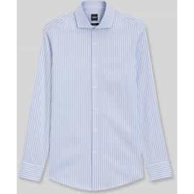 slim fit zakelijk overhemd van katoenmix model 'HANK-SP'
