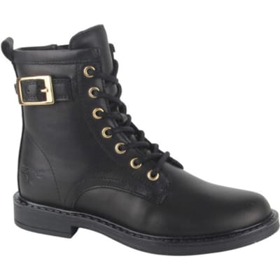 Giga Veterboots zwart Leer - Maat 31 - Kinderschoenen