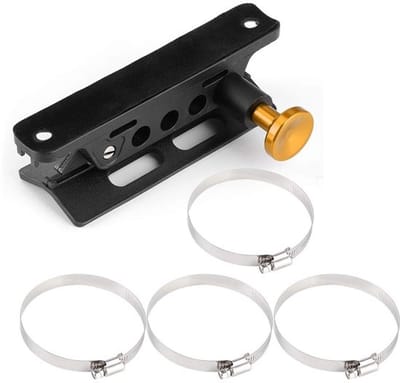 Brandblusser Houder - Auto Accessoire - Veilige Bevestiging - Snelle Ontgrendeling - 21x13x8 cm - Goud