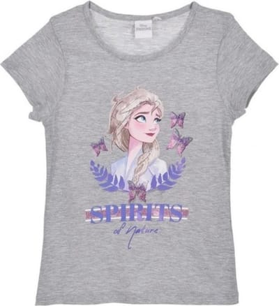 Disney Frozen - t-shirt - grijs -maat 116