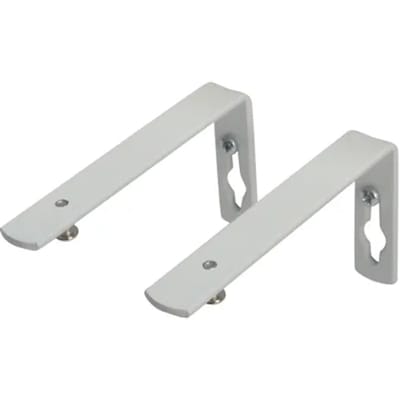 Sencys - Wandsteun - Profielrail - Wit - 100 Mm - 2 Stuks