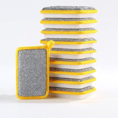 Afwasspons Keuken - Vaatdoek Spons - Keuken Reinigen - Dubbelzijdig Ontwerp - 15x10cm 5 Stuks - Multicolor