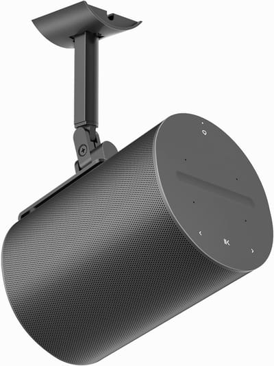 Verstelbare Wand- en Plafondbeugel voor Draadloze Speakers - Schuin en Draaibaar, Stevige Bevestiging voor Geluidssystemen en Home Cinema
