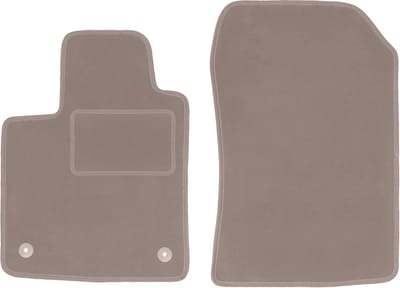 Beige voormatten voor: Renault Twingo II hatchback (2007-2014)