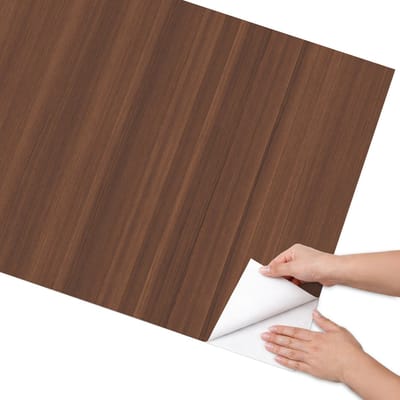 Coloray Meubel Wrap Folie - Bruin Meubelfolie - 75x150 cm - Plakfolie Meubels Houten lijnen - Decoratiefolie Zelfklevend - Scandinavisch Meubelfolie - Meubelfolie Zelfklevend - Badkamer decoratie - Texturen