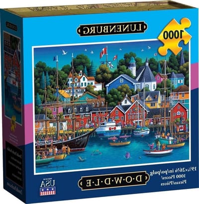 Puzzel Dowdle - Legpuzzel - Ontspannen Tijdverdrijf - Gedetailleerd Gebouw Thema - 1000 Stukjes - Meerdere Kleuren