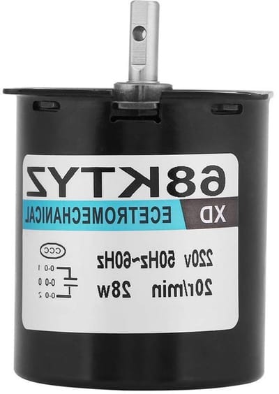Synchronous Motor 68KTYZ AC220V 28W - Permanente Magnetische Motor voor Langzaam draaien, CW/CCW, 20 U/min