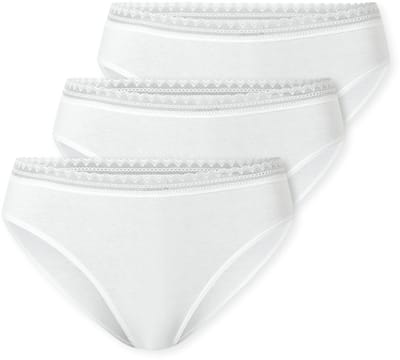 Schiesser 3PACK Rio Slip Modern Multipacks - Dames Onderbroek - wit