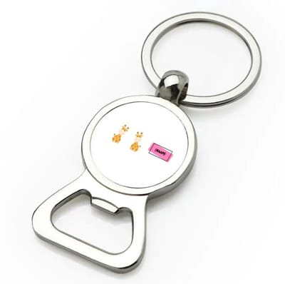 Akyol - giraffen met eigen naam flesopener - Giraffe - dieren liefhebbers - leuke cadeau voor iemand die van houdt van giraffen - verjaardagscadeau - kado - gift - 9 bij 3 cm