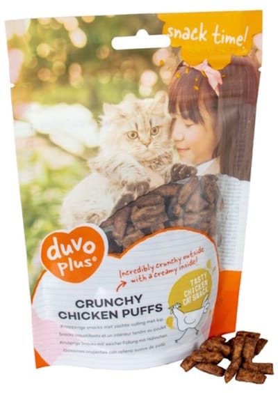 Duvo+ Knapperige Kippen Puffs 50 gram