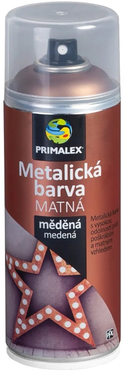Primalex spuit metalisch MAT 400ml zilver