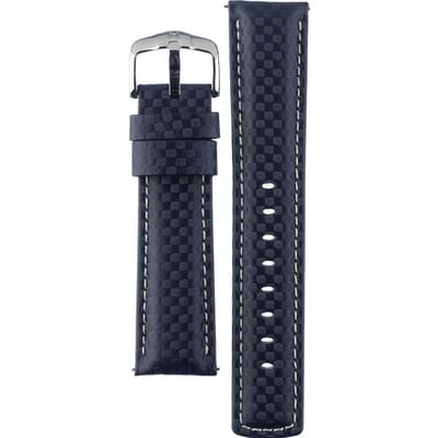 Hirsch 02592080-2-22 Carbon Horlogeband