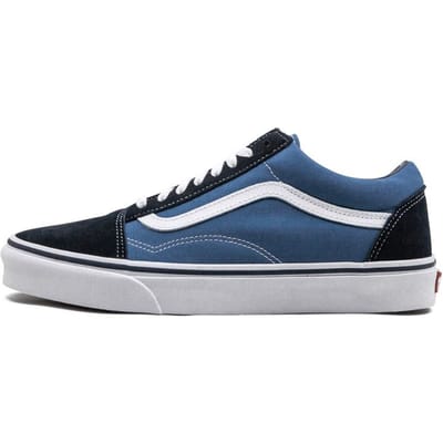 Vans Old Skool Navy Unisex Sneakers Blauw Wit VN000D3HNVY 43