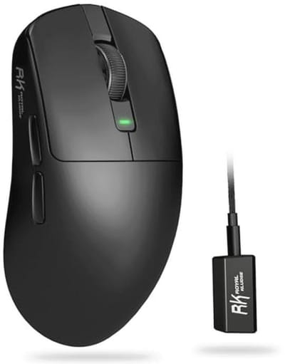 Draadloze Gaming Muis met 30K DPI Sensor - Lichtgewicht en Programmeerbaar