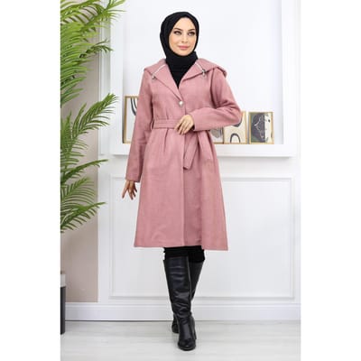 Capuchon Kasjmier Jas Oud roze