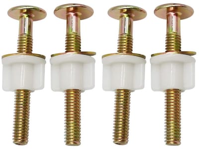 Toiletbril Bouten Set - Universele Onderdelen - Toilet Reparatie - Zware Kwaliteit - 2.7 Inch Lengte