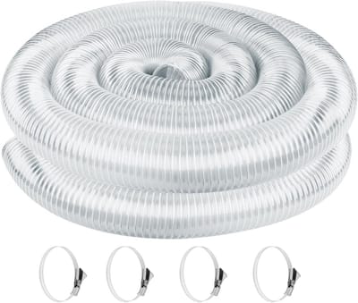 Flexibele Afzuigslang PVC 63mm x 3 Meter voor Werkplaatsstofzuiger