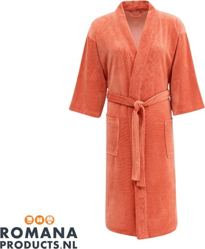 Romana Products Kimono Micro - Velvet Peach - Unisex Luxe Loungewear - Maat L/XL