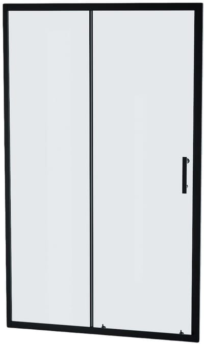 LINEA UNO - Arda 100 x 200 - Mat zwart - Schuifdeur - - Nano coating - Easy Clean - Douchewand - 108100