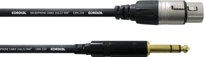 Cordial CFM 0.3 FV Microkabel 0,3 m - Microfoonkabel