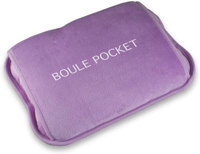 Ultrazachte Boule Pocket Heater - Draadloos, Oplaadbaar met Tas - Lila