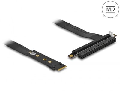 Delock M.2 Key M to PCIe x16 NVMe Adapter with 20 cm cable