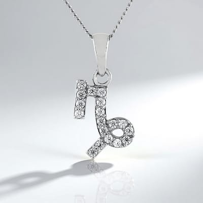 Cavill - 925 Sterling Zilver Verstelbare Halsketting - 18x Cambodjaanse Zirkonia 0,373 ct - Elegante Steenbok Ketting - Astrologisch Sieraad