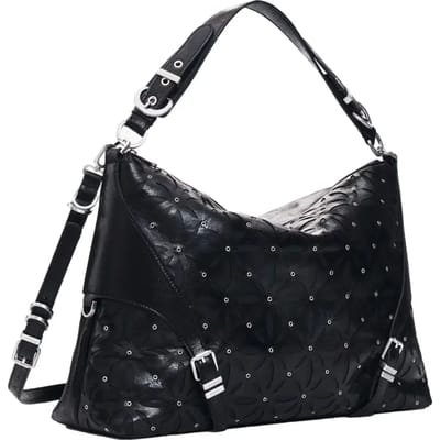 Desigual schoudertas Coriolis Leiria Shoulder Bag Black zwart