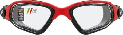 Zwembril Siliconen - Anti-condens - Zwemmen - Breed gezichtsveld - One size - Zwart/Rood