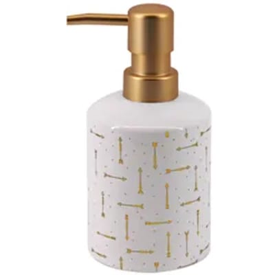 Allibert Zeepdispenser Arrow Wit/goud