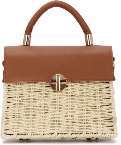 Dames Strooien Schoudertas Zomer Strandtas Gevlochten Shopper