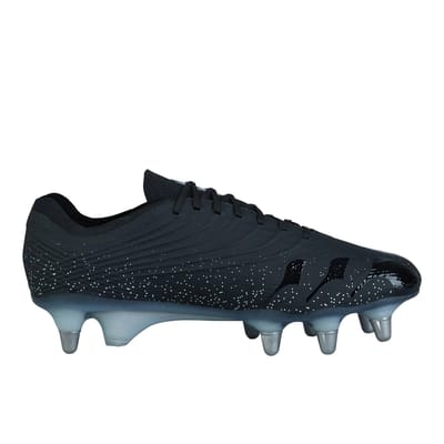 Canterbury Unisex Adult Stampede Groundbreak Elite Soft Ground Rugby Laarzen (Zwart/Zilver)