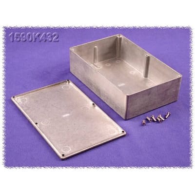 Hammond Electronics 1590K432 Universele behuizing 188 x 120 x 56 Zink Natuur 1 stuk(s)