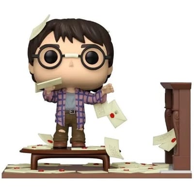 Funko Pop! Movies: Harry Potter - Harry Potter with Hogwarts Deluxe 20th Anniversary Funko Shop Exclusive