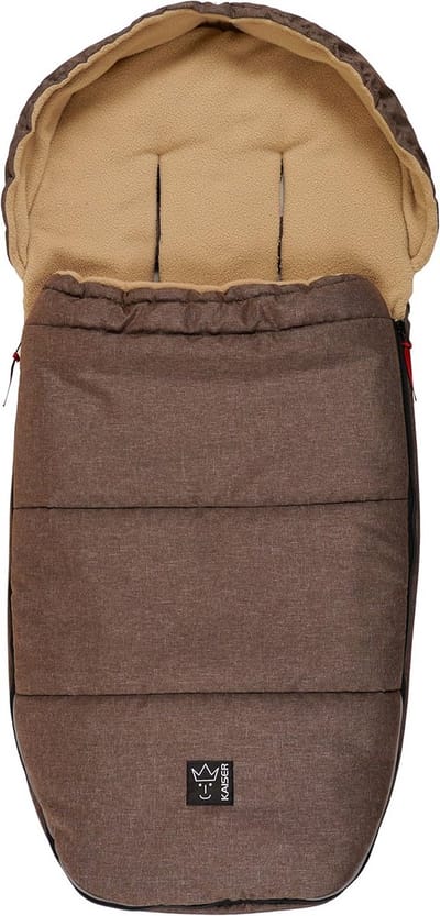 Thermo Fleece Voetenzak Antraciet voor Kinderwagens