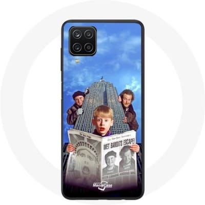 Samsung Galaxy A12 Home Alone hoesje Mam, ik heb het vliegtuig weer gemist