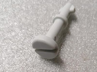Honda camino button voor de zijkappen / wit