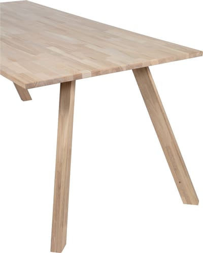WOOOD Tablo Tafelblad Incl. 3-Standen Poot Vierkant - Eiken - 160x90cm