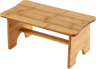 Voetenbank Onder Bureau - Bureau Voetensteun - Comfort Verhogend - Antislip Ontwerp - 41 x 22 cm - Zwart