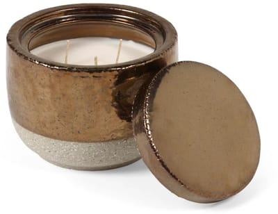 Serax Piet Boon Charred Santal geurkaars D12cm H9cm goud