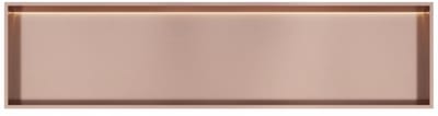 Hotbath &More BOX120L inbouwnis 30x120x10cm met verlichting geborsteld koper PVD