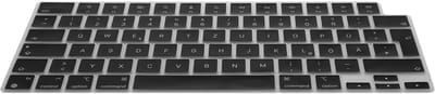 kwmobile Keyboard Cover Compatible with Apple Macbook Air 13.6 M3 2024 A3113 - German QWERTZ Layout Keyboard Cover Silicone Skin