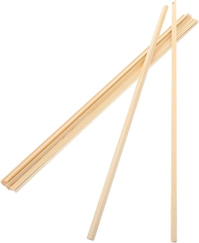 10 Stuks Houten Molding Trim voor Raamdecoratie - Driehoekige Houten Lijsten voor DIY Projecten en Thuisdecoratie
