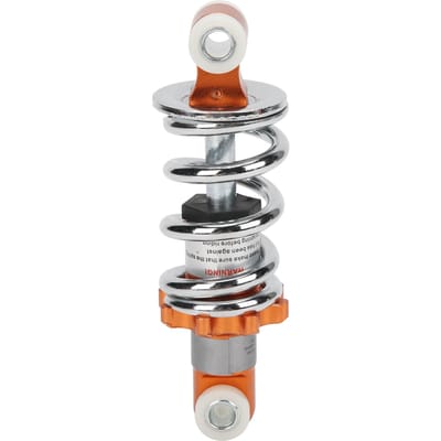 Amortisseur de moto 400 lb Ressort d'amortissement pour mini scooter à pas de trou de 125 mm white