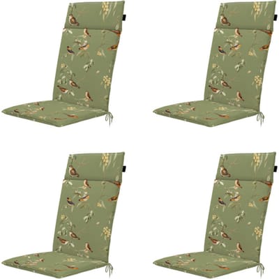 Madison - Tuintstoelkussen Hoge Rug Aria - Groen - 120x50x4cm