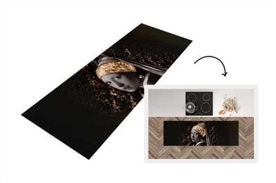 Keukenloper - Loper keuken - Meisje met de parel - Panter - Oude meesters - 150x50 cm - Keukenloper vinyl