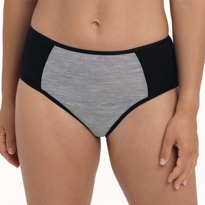Anita - Active Sportslip high waist+ - black/melange -