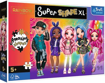 Trefl Trefl 104XL - Regenboog hoge stijlen / MGA Regenboog hoge_FSC Mix.