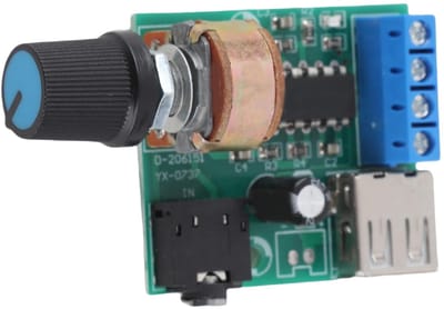 Dailygoody - PM2038 - USB Power Amplifier - Veilig en efficiënt - Compact formaat - Stereo versterker - Ideaal voor audio toepassingen - Geschikt voor