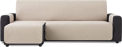 Belmarti Waterproof chaise-longue bankbeschermer links - 200 cm - Beige